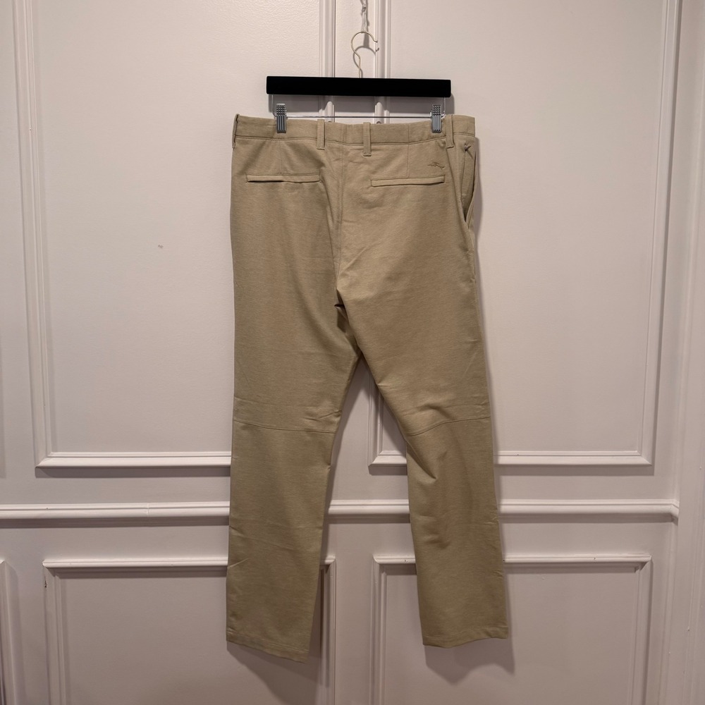 Tommy Bahama Men's Size 34x32 Khaki Chino Pants - Picture 2 of 4